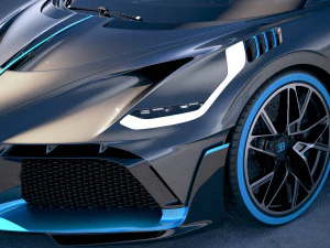 Bugatti Divo 2019 3D Model
