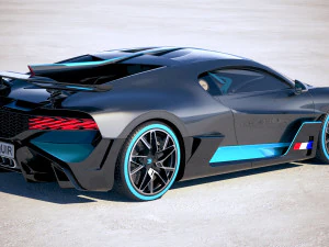 Bugatti Divo 2019 3D Model