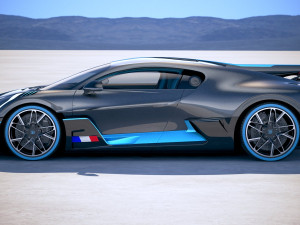Bugatti Divo 2019 3Dモデル