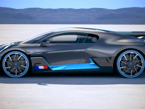 Bugatti Divo 2019 3D Model
