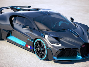 Bugatti Divo 2019 3Dモデル