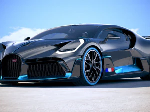 Bugatti Divo 2019 3D Model