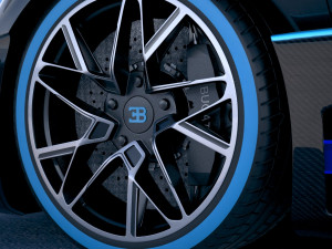 Bugatti Divo 2019 3Dモデル