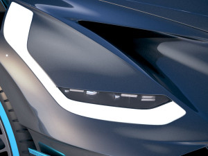 Bugatti Divo 2019 3Dモデル