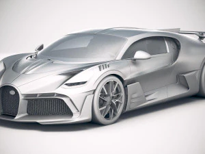 Bugatti Divo 2019 3D Model