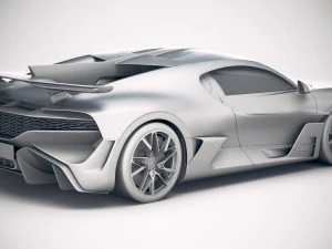 Bugatti Divo 2019 3D Model