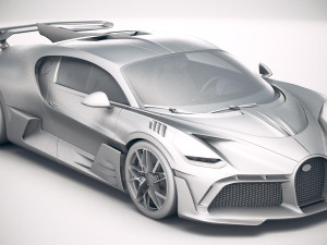Bugatti Divo 2019 3Dモデル