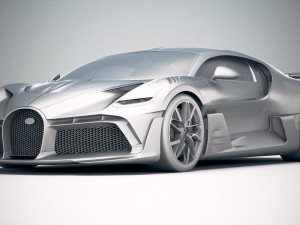 Bugatti Divo 2019 3Dモデル