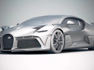 Bugatti Divo 2019 3D Model
