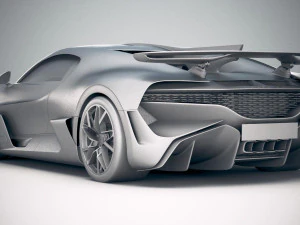 Bugatti Divo 2019 3D Model