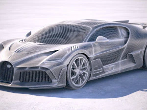 Bugatti Divo 2019 3D Model