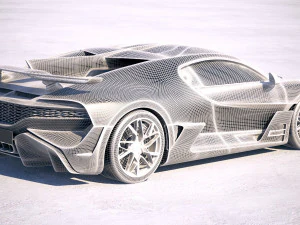 Bugatti Divo 2019 3D Model