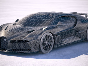 Bugatti Divo 2019 3Dモデル