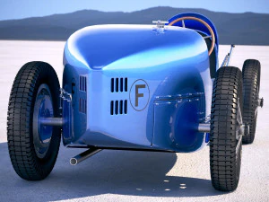Bugatti Type 35 1925-1929 Vray 3D Model