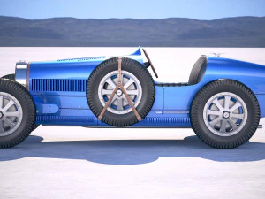 Bugatti Type 35 1925-1929 Vray 3D Model