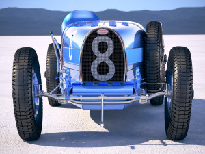 Bugatti Type 35 1925-1929 Vray Model 3D