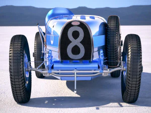 Bugatti Type 35 1925-1929 Vray 3D Model