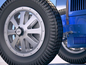 Bugatti Type 35 1925-1929 Vray 3D Model