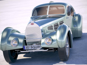Bugatti Type 57 Aerolithe 1935 3D 모델