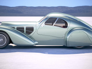 Bugatti Type 57 Aerolithe 1935 3D 모델