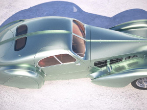 Bugatti Type 57 Aerolithe 1935 3D 모델