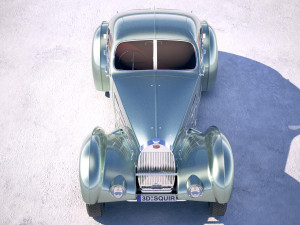 Bugatti Type 57 Aerolithe 1935 3D 모델