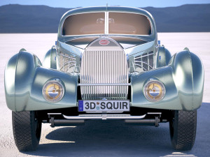 Bugatti Type 57 Aerolithe 1935 3D 모델