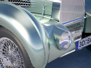 Bugatti Type 57 Aerolithe 1935 3D 모델