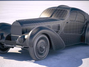 Bugatti Type 57 Aerolithe 1935 3D 모델