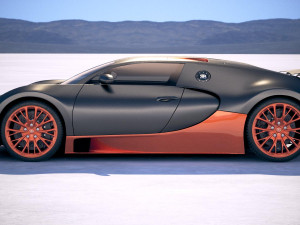 Bugatti Veyron Super Sport 2012-2016 Vray 3D Модель