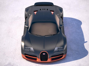 Bugatti Veyron Super Sport 2012-2016 Vray 3D Модель