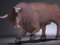 Bull rigged for 3dsmax Modèle 3D