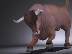 Bull Rigged for 3dsmax 3D Model