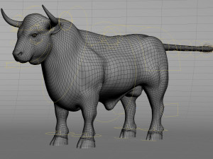 Bull Rigged for 3dsmax Modèle 3D