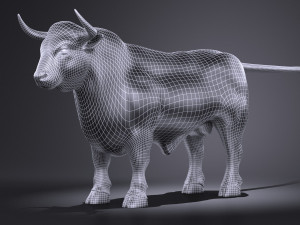 Bull Rigged for 3dsmax Modèle 3D