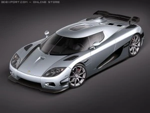 Koenigsegg Trevita CCXR Model 3D