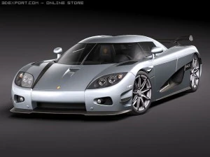Koenigsegg Trevita CCXR Modello 3D
