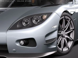 Koenigsegg Trevita CCXR Modello 3D