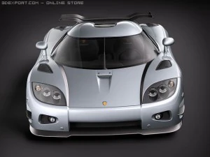 Koenigsegg Trevita CCXR Modello 3D