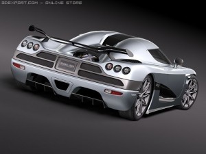 Koenigsegg Trevita CCXR Model 3D