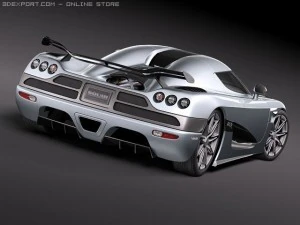 Koenigsegg Trevita CCXR Modello 3D