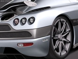 Koenigsegg Trevita CCXR Modello 3D