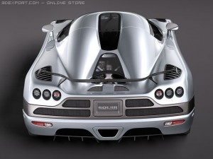 Koenigsegg Trevita CCXR Model 3D