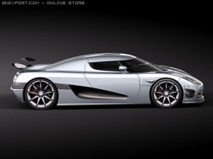 Koenigsegg Trevita CCXR Model 3D