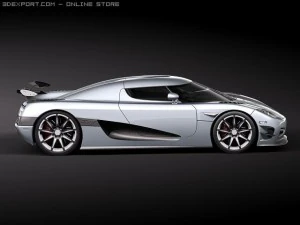 Koenigsegg Trevita CCXR Modello 3D