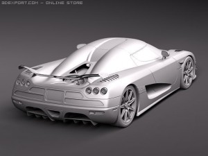 Koenigsegg Trevita CCXR Model 3D