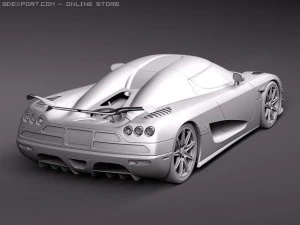 Koenigsegg Trevita CCXR Modello 3D