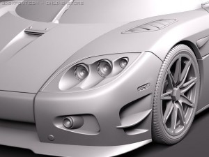 Koenigsegg Trevita CCXR Model 3D