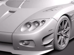 Koenigsegg Trevita CCXR Modello 3D