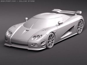 Koenigsegg Trevita CCXR Model 3D